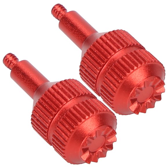 Protecteur de Joystick en Métal, Bascule de Télécommande 2 Pcs en Aluminium pour FPV V2 Noir, Rouge