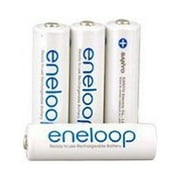 SANYO Eneloop 4 Pack AA NiMH Pre-Charged Rechargeable Batteries-Hassle Free Packaging