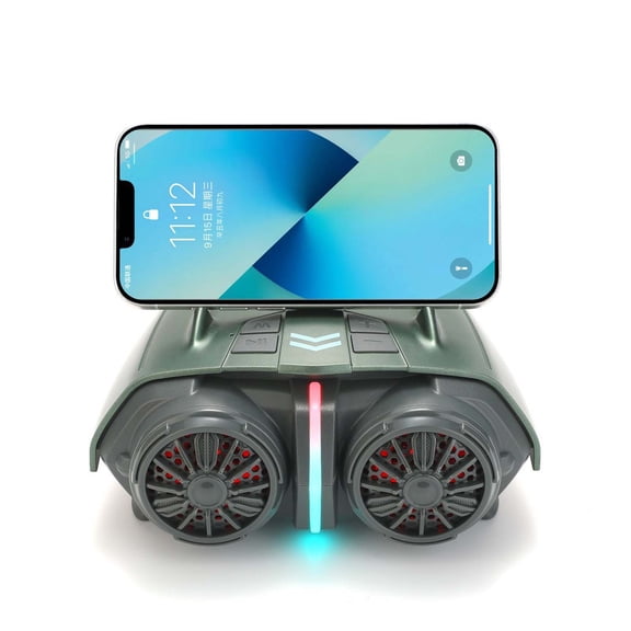 Hwkond Bluetooth Speakers Watching Mobile Phone Bracket With Colorful Light Fighter's Cool Shape TG811 Wireless Bluetooth Speaker Is Also A Cool Decoration At Home On Clearance
