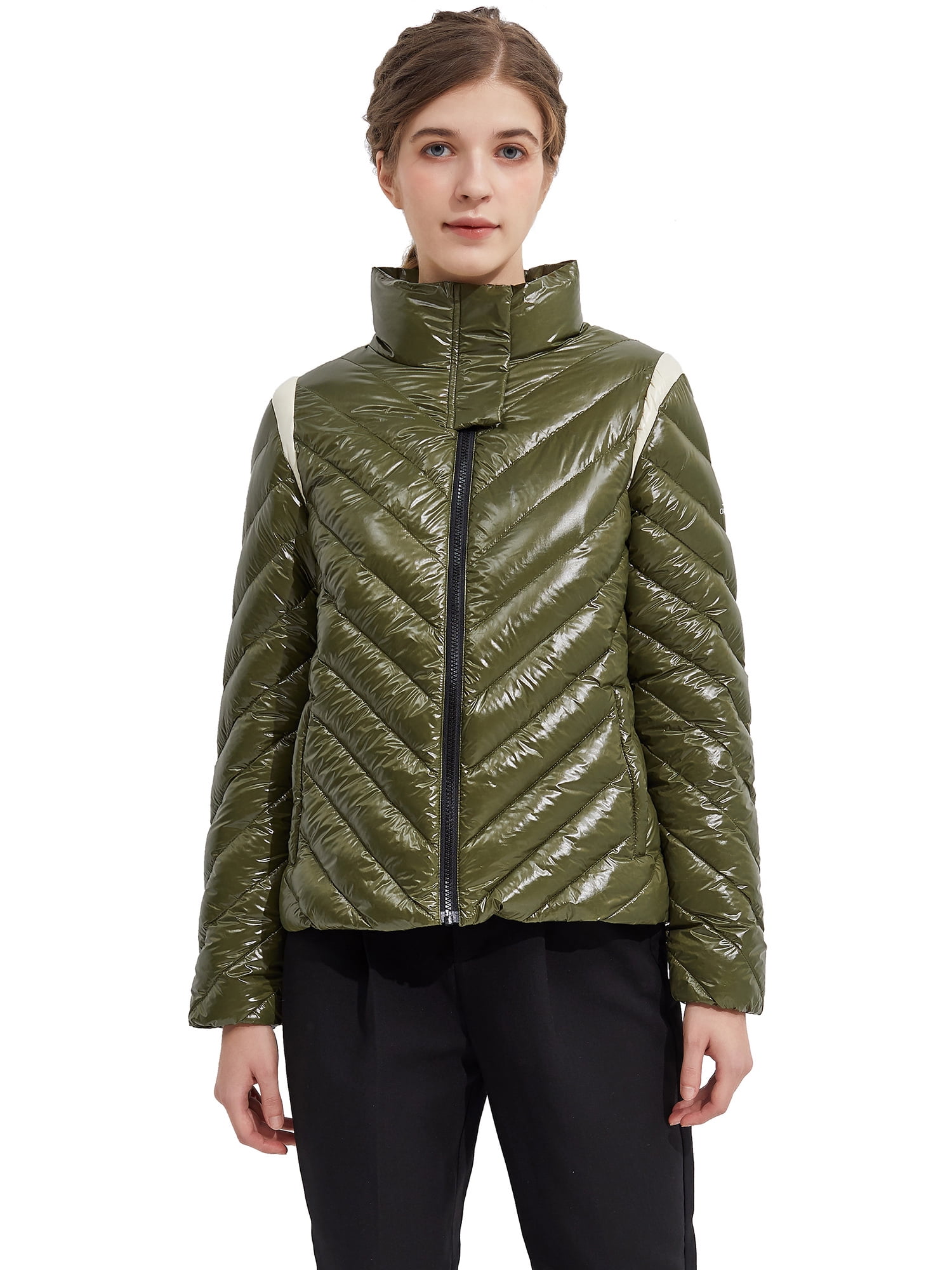 Orolay Women's Light Down Jacket Sports 