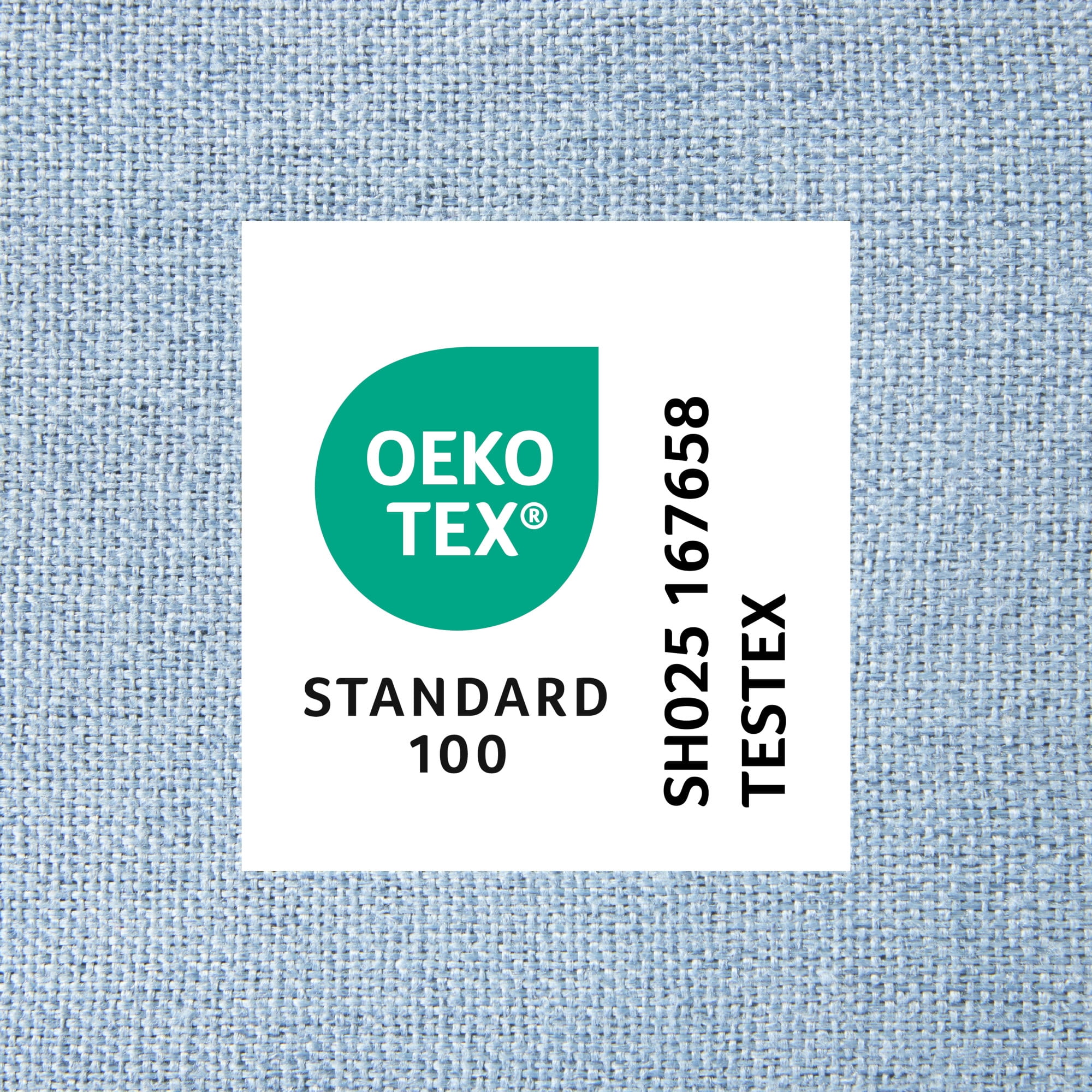 TOWN & COUNTRY EVERYDAY CuddleTown Faux Linen Comfy Cozy Cuddler Pet Bed, Supportive & Calming, Water Repellent, Non-Slip Bottom, Machine Washable Cover, Blue, Small 22"x20"x7"