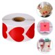 thumbnail image 2 of 500 piezas/rollo de pegatinas de corazón, bonitas pegatinas decorativas para el Día de San Valentín., 2 of 7
