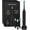 Midnight Black, variant on Brushmo Super Sonic Rechargeable Toothbrush, 5 Brushing Modes, Includes 4 Brush Heads, 2-min Timer, 30-Day Battery, Charging Base, Stellar White