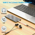 thumbnail image 3 of [Apple MFi Certified]USB C to 3.5mm Headphone Jack Adapter,Headphone Adapter for iPhone15,USB C to Aux Audio Dongle Cable for iPhone 15/15 Plus/15 Pro/15 Pro Max,Galaxy S23 S22 Ultra,Note 20,iPad Pro, 3 of 5
