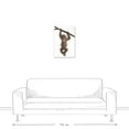 thumbnail image 3 of Creative Products Hanging Monkey 16 x 24 Canvas Wall Art, 3 of 5