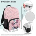 thumbnail image 7 of Pzuqiu Book Axolotl 17 Inch Custom Backpack with Name School Backpack for Kids Girls Shoulder Bookbags Personalized Schoolbag with Adjustable Shoulder Strap for Age 6-18, 7 of 7