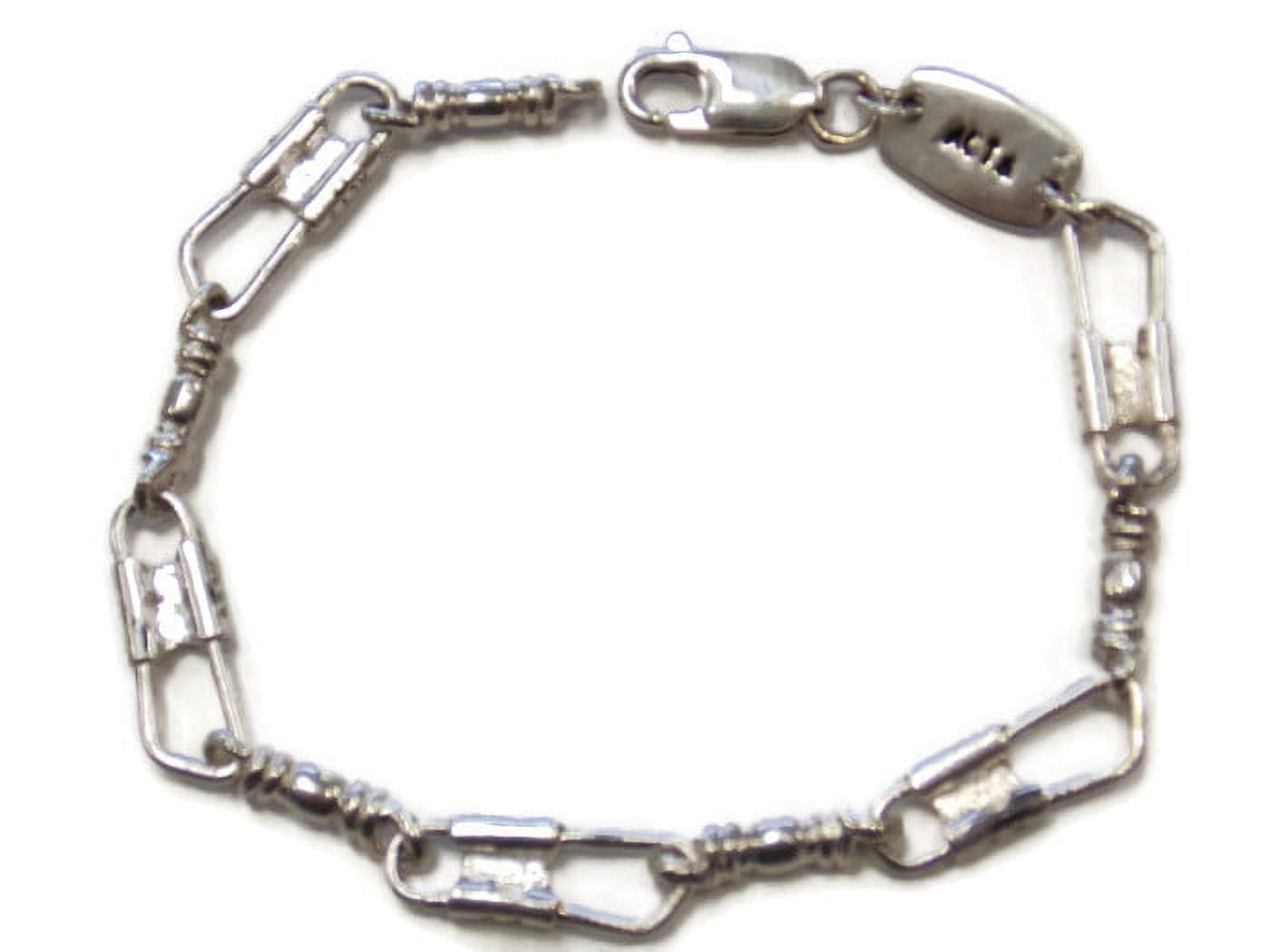 ACTS Bracelet Fishers of Men Sterling Silver Byzantine Cross Design!!
