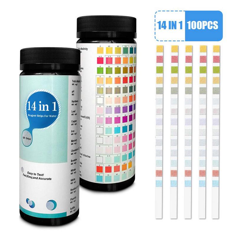 Megawheels Upgrade 14in1 drinking water test strip, water and tap