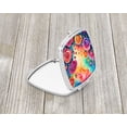 thumbnail image 2 of Colorful Roses Compact Mirror 2.75 in x 3 in, 2 of 4