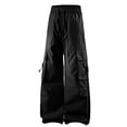 thumbnail image 2 of Jaunzuar Hiking Pants Men Straight Leg Drawstring Cargo Pants Casual Athletic Work Pants with Pockets XS, 2 of 7