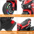 thumbnail image 3 of Cheelom Battery Powered Electric Vehicle for Kids, 12V Kids Motorcycle with 3 Wheels, LED Lights, Red, 3 of 9