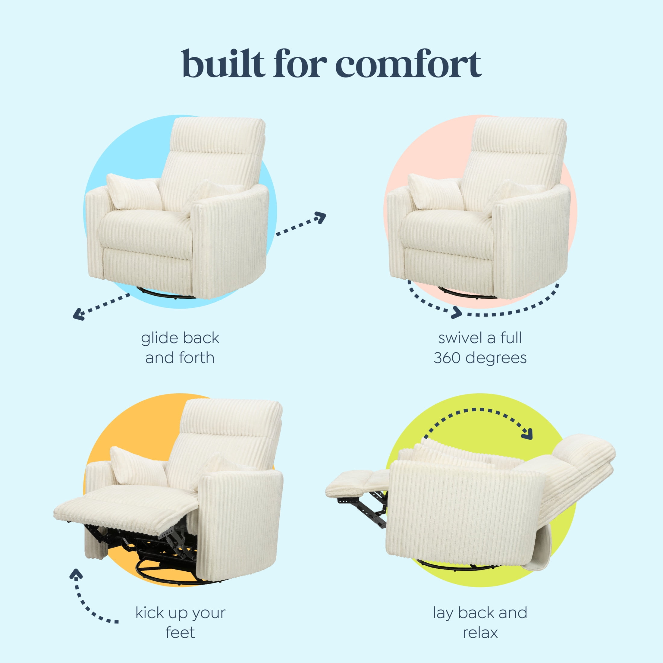 DaVinci Atlas Swivel Recliner