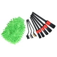 thumbnail image 3 of Oubit Ensemble de Brosses de Detailing, 9 Pcs Brosses de Detailing pour Voiture Brosses de Detailing pour Voiture Ensemble de Brosses de Detailing Design Surélevé, 3 of 9