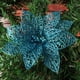 thumbnail image 5 of Cabeza de flor artificial Billuyoard Navidad Decoración falsa azul, 5 of 6