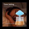 thumbnail image 3 of Mushroom Air Humidifier Rain Cloud Night Light Smell Distributor Relax Aromatherapy Lamp Sounds Diffuser,1 x humidifier 1 x usb cable 1 x English manual, 3 of 8