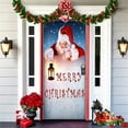 thumbnail image 2 of Djunllk Christmas Door Cover Decoration Photography Backdrop Outdoor Sign for Home Wall Indoor Outdoor Party, 78.7 x 35.4, 2 of 6