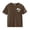 Brown, variant on UACY Boys Cotton Graphic Tees Palm Tree Print Short Sleeve Crewneck Summer Trendy T-Shirts Clothes Casual School Daily Wear