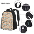 thumbnail image 3 of Pofeuu Falling Pumpkins On Car Print Backpack Travel Backpacks With Lunch Bag Pencil Bag Set 3 pcs Set Cartoon Backpack, 3 of 7