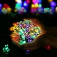thumbnail image 3 of 2Pack Somnr Landscape Solar String Lights,22.96ft 50 LED Waterproof Fairy String Lights Blossom Flower for Indoor/Outdoor,Patio,Lawn,Garden,Christmas,and Holiday Festivals Light (Multi Color), 3 of 6