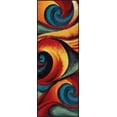 thumbnail image 3 of Tayse Symphony Area Rug SMP1001 Contemporary Multi Curves Swirls 2' 7" x 7' 3" Rectangle, 3 of 3