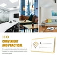 thumbnail image 3 of MOVTOTOP Acrylic Wifi Sign Rewritable Account and Password Wifi Sign for Public Shop, 3 of 5