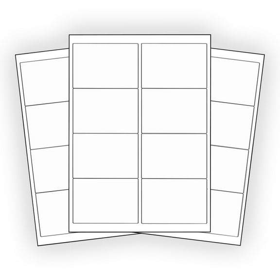 (800) 4 x 2.5 EcoSwift Laser/Ink Address Shipping Adhesive Labels 8 per sheet