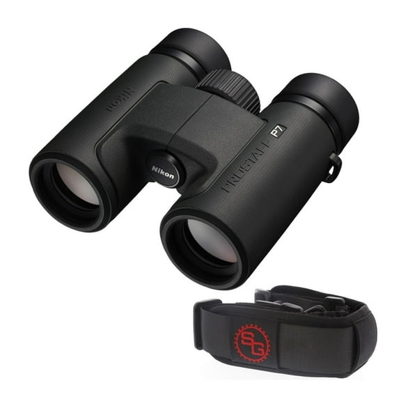 Nikon Prostaff P7 8X30 Binoculars with Bungee Strap Bundle