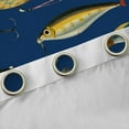 thumbnail image 4 of Manfei Cartoon Pike Fish Blackout Curtains Set of 2 (52x84 Each) for Child, Hunting and Fishing Window Curtains, Fishhook Curtains and Drapes, Window Curtains Room Decor, 4 of 6