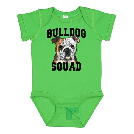 

Inktastic Dog Bulldog Squad Gift Baby Boy or Baby Girl Bodysuit