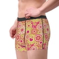 thumbnail image 2 of Fuzoiu Yellow Flowers Print Men's Ultra Breathable Underwear,No Riding Up Boxer Briefs with ComfortFlexible Waistband-X-Large, 2 of 5