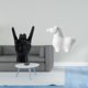 thumbnail image 2 of Figura De Porcelana Con Gesto De Mano De Roca, Escultura Creativa De Animal, Adorno Decorativo De Mesa Para Apartamento, Dormitorio, Sala De Estar, Restaurante, Oficina, Armario, Chimenea, 2 of 8
