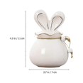 thumbnail image 2 of Ceramic Tea Jar Rabbit Shaped for Loose Leaf Tea Holder, 2 of 5