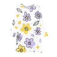 thumbnail image 4 of Odeerbi Niñas Vestido de Patinadora Floral Acampanado Vestidos de Princesa 4-14 Años Niñas Vestido de Patinadora Cuello Redondo Vestido de Manga Larga, 4 of 4