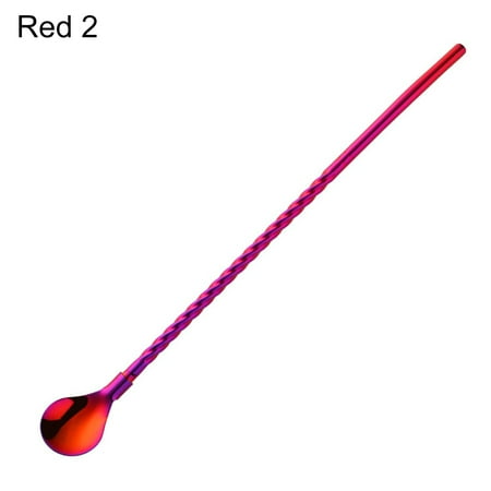 

Meizhencang Exquisite Straw Spoon Corrosion Resistant Stainless Steel Decorative 2 in 1 Dessert Spoon Straw for Home