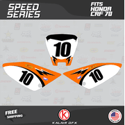 Kalair GFX Graphics Kit for Honda CRF70 (2004-2023) Speed Series