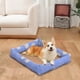 thumbnail image 1 of Cojín refrigerante de verano para mascotas, ideal para el suelo. También sirve como cojín de hielo para casetas de perros y gatos. Incluye un colchón pequeño., 1 of 7