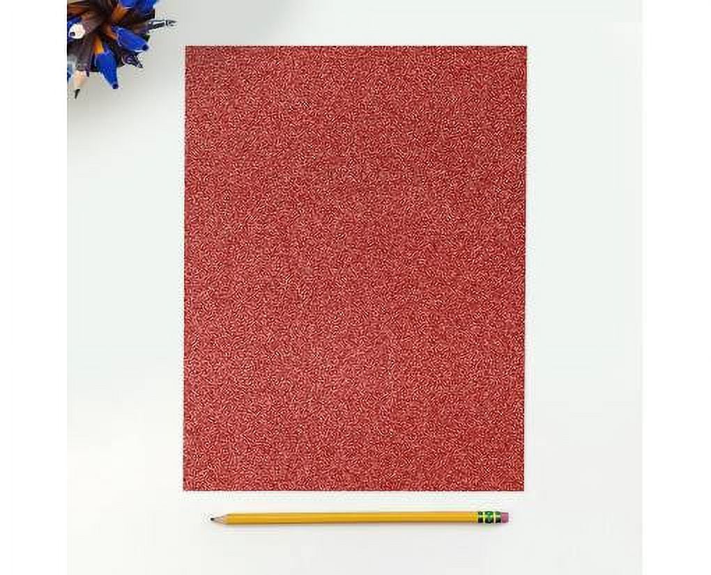 LUXPaper 8.5 x 11 Cardstock, 106 lb. Holiday Red Sparkle, 1000/Pack