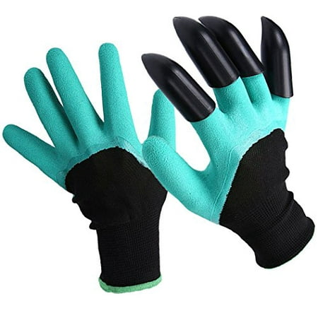 Zakaco Garden Genie Gloves with Right Hand Sturdy Claws Quick & Easy to Dig and Plant Safe for Rose Pruning or Other Garden
