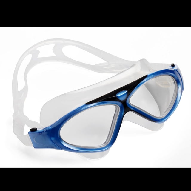 1 pieza (azul) Gafas de natación, Gafas de piscina Adultos Niños Transparente Antivaho Impermeable Protección UV Visión ajustable 180 grados - Ideal