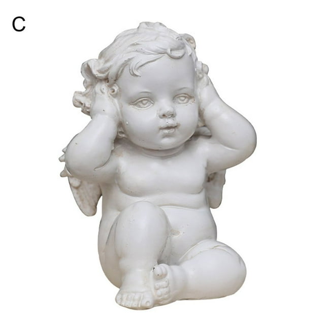 Angel Statue Active Poses Angel Statue Freestanding Resin Three-dimensional Angel Sculpture for Home