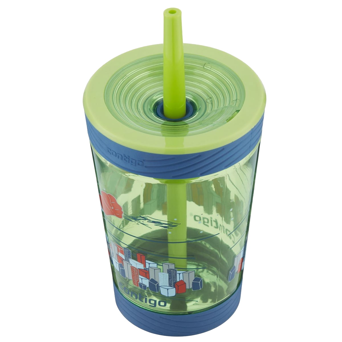 Contigo Kids Straw Tumbler, Sprinkles with 4C Adventures Into the Woods, 14 Ounce