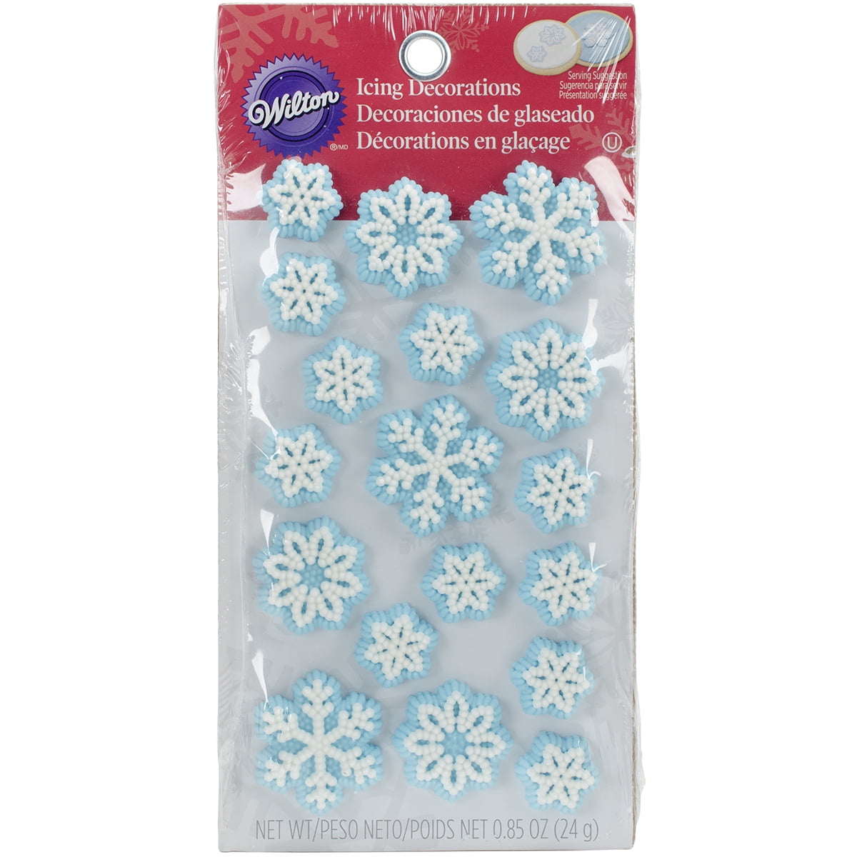 Wilton Snowflake Icing Decorations