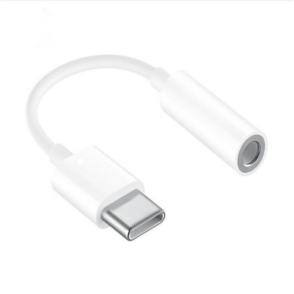USB C to 3.5mm Audio Adapter Type C Female Headphone Jack Adapter Hi-Res DAC Cable for Samsung S21 Note 20 Ultra S20 FE Sony XZ2 XZ3 Google Pixel 5 4 3XL(White)