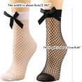 thumbnail image 3 of Women's Fishnet Ankle Socks Fashionable Elastic Dress Hollow Out Mesh Net Tights Stylish Comfortable Casual Wear, 3 of 9