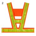 thumbnail image 3 of NIBOLOG Adjustable High Visibility Outdoor Working Reflective Vest Strap Harness Jacket, 3 of 7