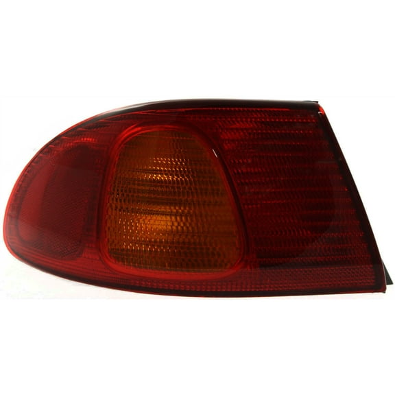 Tail Light Compatible With 1998-2002 Toyota Corolla Left Driver Side, Outer With bulb(s)