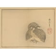 thumbnail image 2 of Sakai Hōitsu 18x14 Black Ornate Wood Framed Double Matted Museum Art Print Titled - Sakai Hoitsu Gajo, Pl.20 (1800-1912), 2 of 5