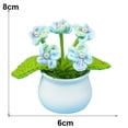 thumbnail image 5 of Mdesiwst Knitting Crochet Potted Plants,Handmade Mini Flowers Ornament for Home Car, 5 of 6