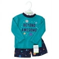thumbnail image 2 of Hudson Baby Boys Swim Rashguard Set, Space, 6-9 Months, 2 of 4
