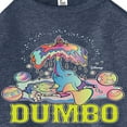 thumbnail image 3 of Disney - Dumbo - Psychedelic Dream Cloud - Juniors High Neck Tank Top, 3 of 5